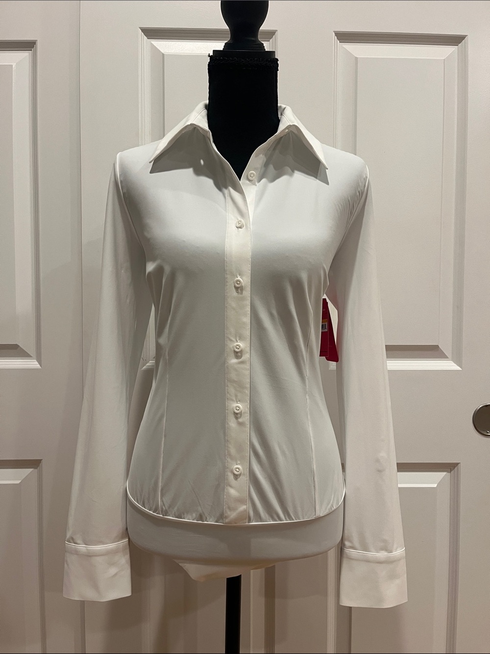 NWT Commando “Type A” Classic Button Down Bodysuit in White - Picture 4 of 10